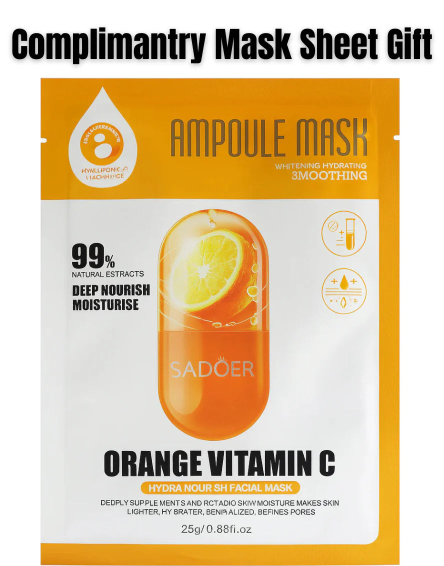 Niacinamide 10% + Zinc 1% Serum & Face Wash Vitamin C Sheet mask